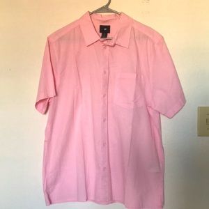 Mens tshirt button down